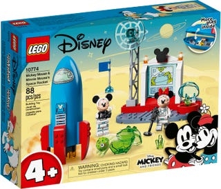 Mickey and Minnies space rocket